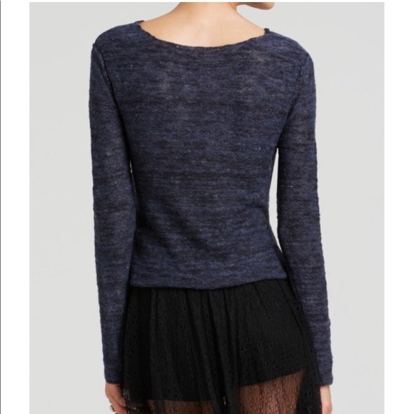 Free People Faux Wrap Sweater, size Large - Picture 4 of 12